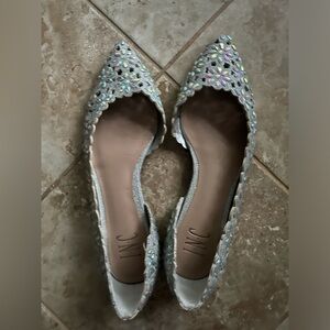 Inc Pointy Toe Sparkle Flats
